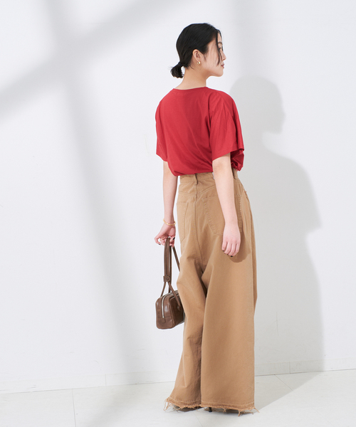 tシャツ 60リヨセルドルマンTシャツ レディース journal standard L'essage tシャツ 60リヨセルドルマンTシャツ