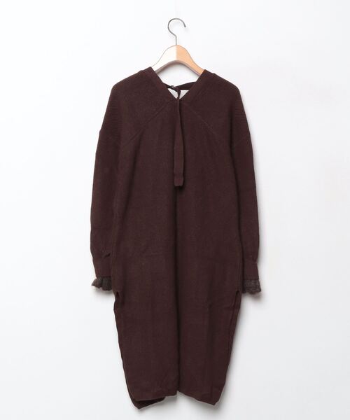 「JILL STUART」 ニットカーディガン FREE ブラウン レディース_画像2