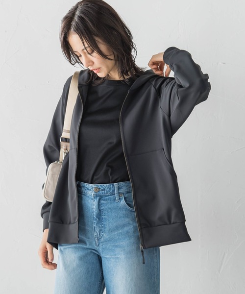 ロートレアモン 高機能スムースタッチジップパーカー LAUTREAMONT（ロートレアモン） パーカー 「WEB限定」高機能スムース