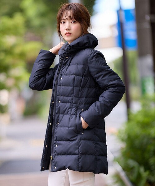 ANY SIS（エニィスィス） ダウンコート 2 ネイビー レディース