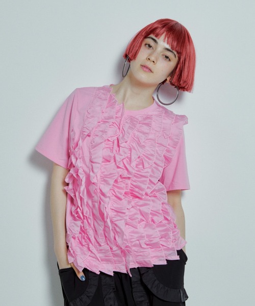 manana suerte（マニャーナスエルテ） tシャツ 半袖 フリルTシャツ
