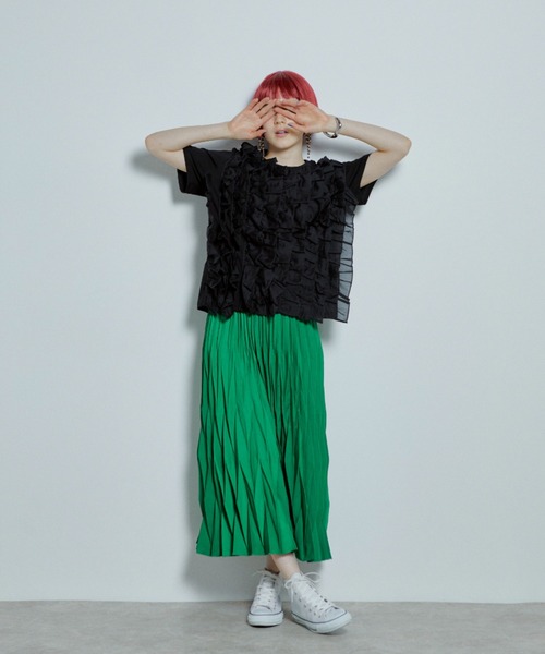 manana suerte tシャツ フリルTシャツ レディース : ZOZOTOWN