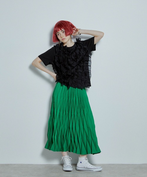 tシャツ ラビットフリルTシャツ レディース メンズ manana suerte tシャツ フリルTシャツ レディース : ZOZOTOWN