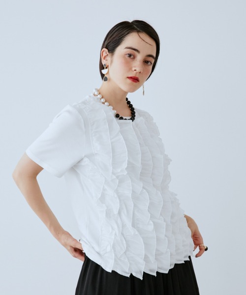 manana suerte（マニャーナスエルテ） tシャツ フリルTシャツ