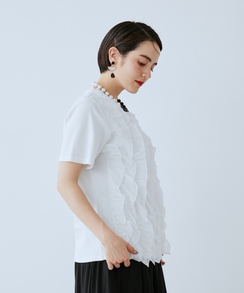 manana suerte（マニャーナスエルテ） tシャツ フリルTシャツ