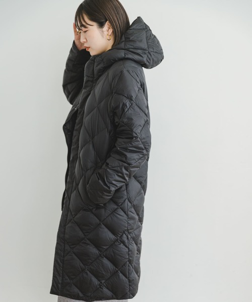 「ITEMS URBANRESEARCH」 「TAION」ダウンコート MEDIUM ベージュ系その他 レディース_画像9