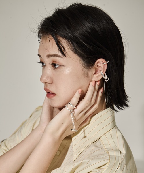 Soierie イヤーカフ 「Soierie/ソワリー」Bio loop cuff/BIO