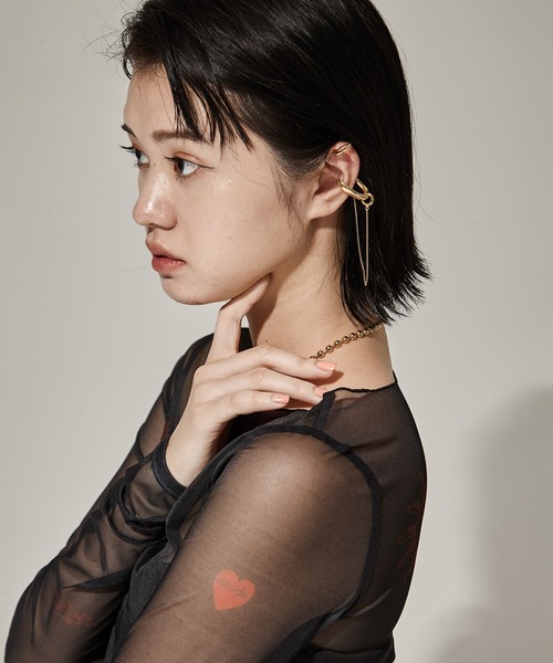 ソワレオー イヤカフ Practical over earcuff ring (mix color) | Soier