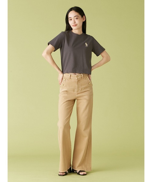 LILY BROWN ジーンズ デニム デニムパンツ ストレッチフレア