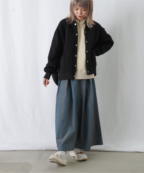 「LUCA/LADY LUCK LUCA」 ノーカラージャケット FREE アイボリー レディース_画像2