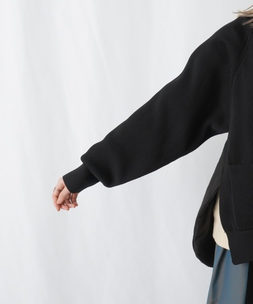 「LUCA/LADY LUCK LUCA」 ノーカラージャケット FREE アイボリー レディース_画像6