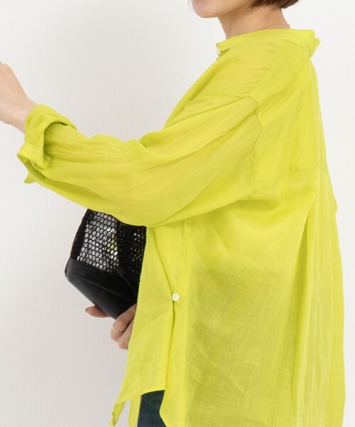 NOLLEY'S ブラウス シャツ リネンシャツ レディース : ZOZOTOWN