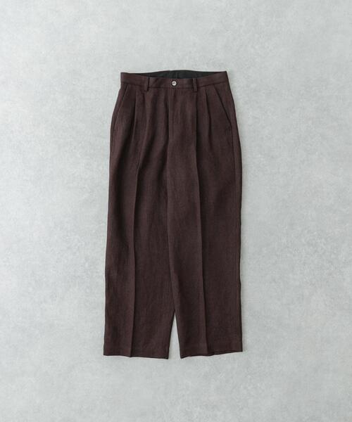 URBAN RESEARCH パンツ new basic リネンタックスラックス