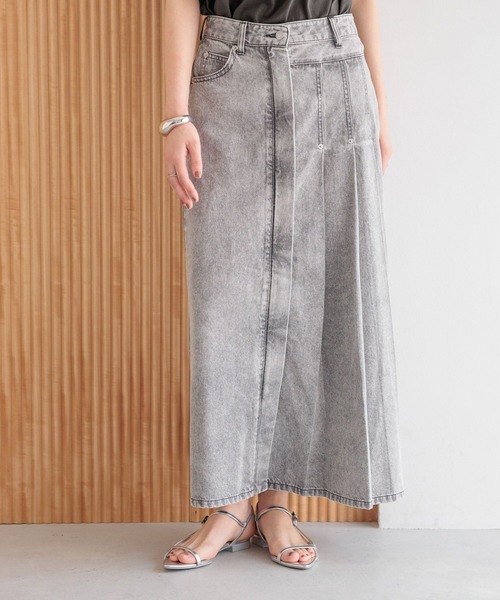 ❌LOWRYS FARM好き(⋆ᴗ͈ˬᴗ͈)”ウエスト全ゴムスカート LOWRYS FARM スカート ホップサックラップスカート 242768