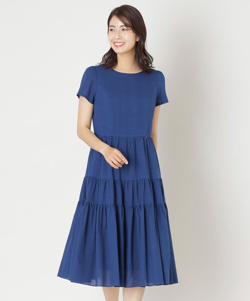 TO BE CHIC ワンピース ウェーブローン ランダムティアード