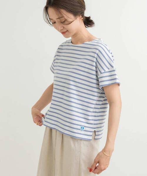 ORCIVAL tシャツ ORCIVAL BOAT NECK SHORT-SLEEVE PULLOVER