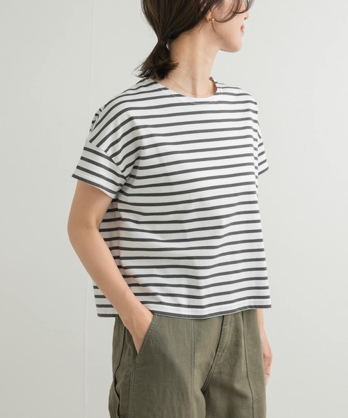 オーシバルTシャツ ORCIVAL tシャツ ORCIVAL BOAT NECK SHORT-SLEEVE PULLOVER