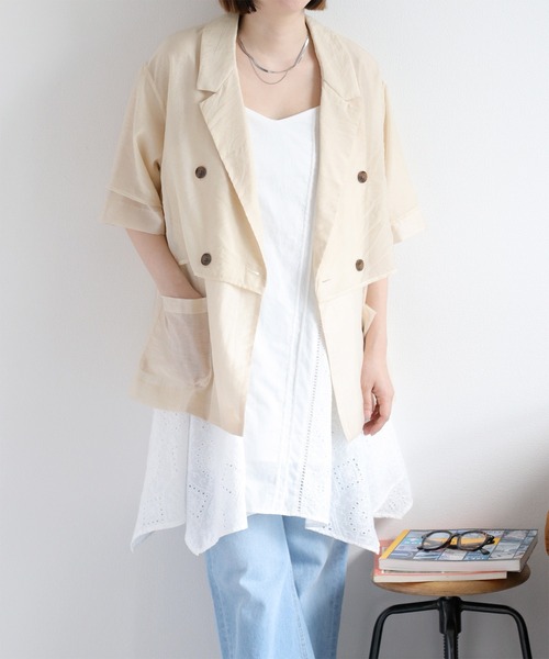 cepo（セポ） ジャケット テーラードジャケット 「夏のシアー
