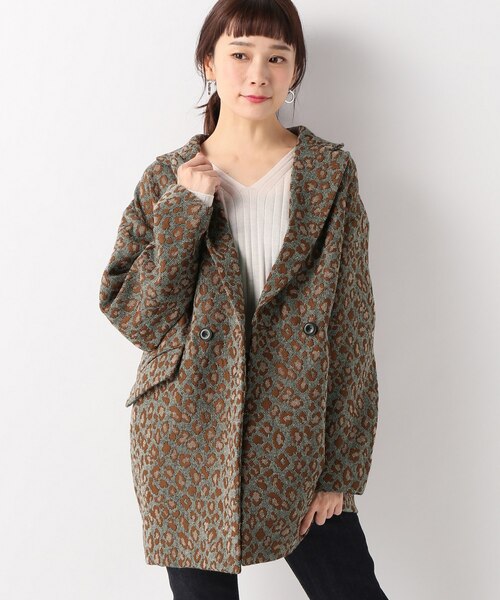 超美品☆SLOBEイエナ☆淡いブラウンが素敵な チェスターコート38 SLOBE