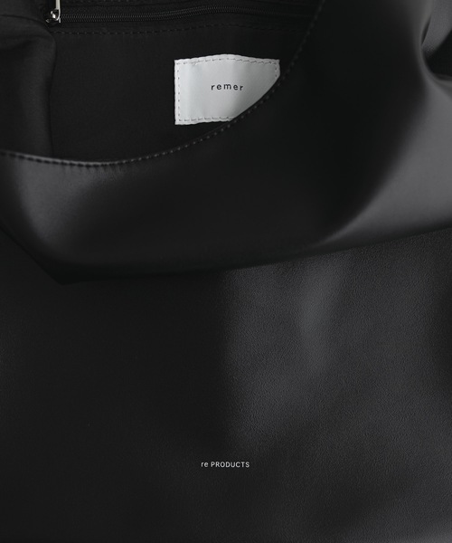 remer loose shoulder tote bag black リメール remer トートバッグ loose shoulder tote bag / ルーズ