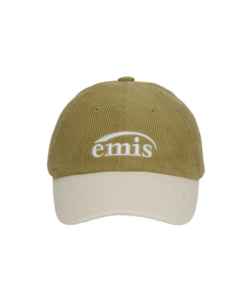 emis キャップ emis キャップ 帽子 CORDUROY TWO-TONE BALL CAP レディース