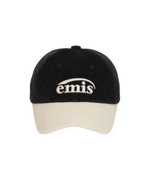 emis キャップ 帽子 CORDUROY TWO-TONE BALL CAP レディース