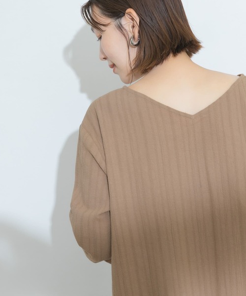 「F by ROSSO」 長袖ブラウス FREE オフホワイト レディース_画像9