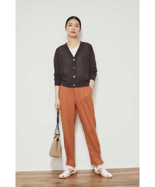 「human woman」 ニットカーディガン MEDIUM ブラウン レディース human woman 「human woman」 ニットカーディガン MEDIUM