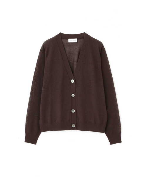 「human woman」 ニットカーディガン MEDIUM ブラウン レディース human woman 「human woman」 ニットカーディガン MEDIUM