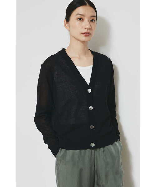 「human woman」 ニットカーディガン MEDIUM ブラウン レディース human woman 「human woman」 ニットカーディガン MEDIUM