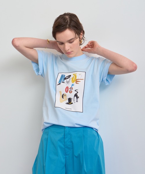 tシャツ 「AZUSA IIDA」 コラボレーションTシャツ (HOUSE OF LOTUS) レディース