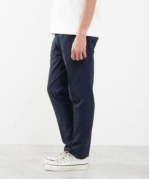 MEN'S MELROSE スラックス プリントテックサッカーコンフォートパンツ