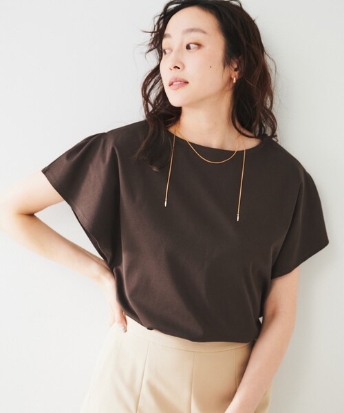 UNTITLED tシャツ ラッフルスリーブプルオーバー レディース