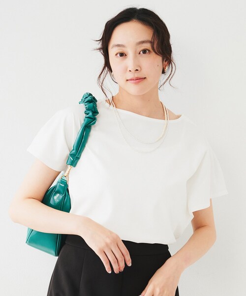 tシャツ ラッフルスリーブプルオーバー レディース UNTITLED tシャツ ラッフルスリーブプルオーバー レディース