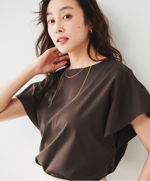 UNTITLED tシャツ ラッフルスリーブプルオーバー レディース