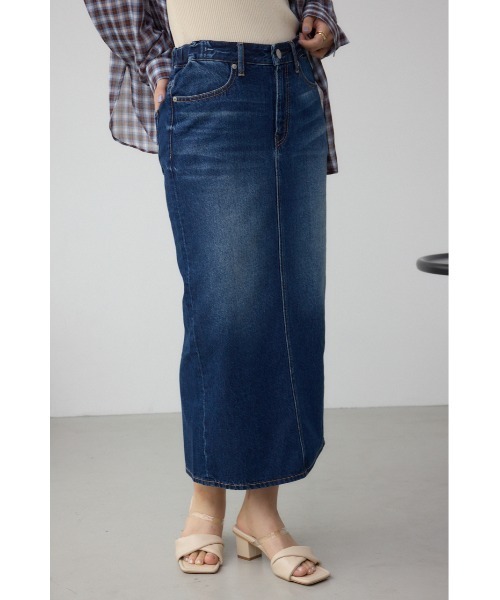 AZUL BY MOUSSY（アズールバイマウジー） デニムスカート C/T冷感