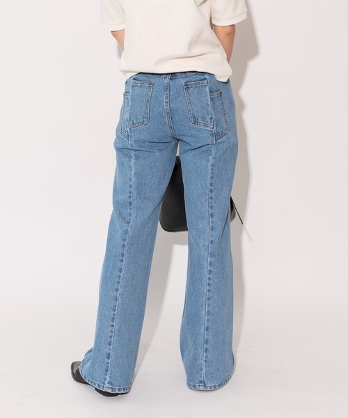 MUL リメイクデニムパンツ✨️アルメイファ残り1点最終価格 ジーンズ 「Alfred Alex」Vintage Wide Tapered Denim/ヴィンテージ
