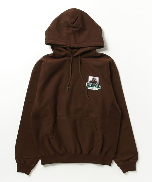 XLARGE（エクストラ ラージ） プルオーバーパーカー L ブラウン メンズ