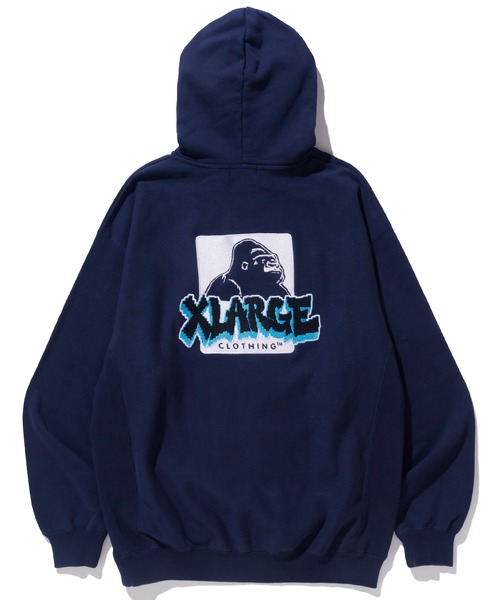 XLARGE（エクストラ ラージ） プルオーバーパーカー L ブラウン メンズ