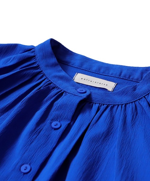 「antiqua」 「patterntorso」長袖ブラウス P オフホワイト レディース_画像3