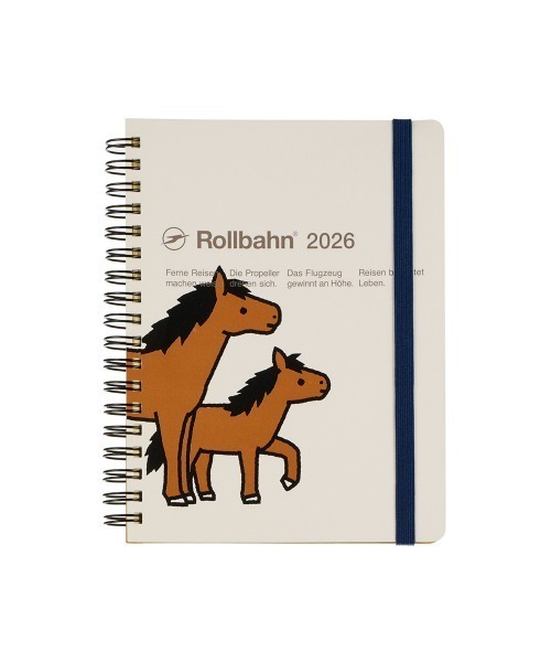 Rollbahn 手帳 「2026年版／2025年10月始まり手帳」ロルバーン
