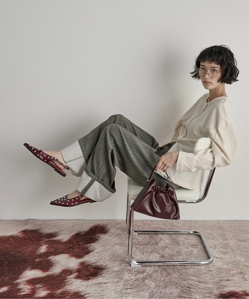 THE Yon パンプス ボールスタッズスリングバックパンプス : ZOZOTOWN THE Yon パンプス ボールスタッズスリングバックパンプス : ZOZOTOWN