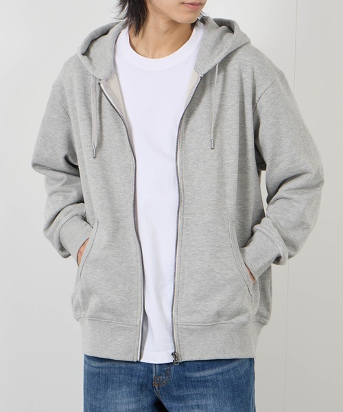 NAVY パーカー 「NAVY/ネイビー」 裏毛ZIPフーディー ユニセックス