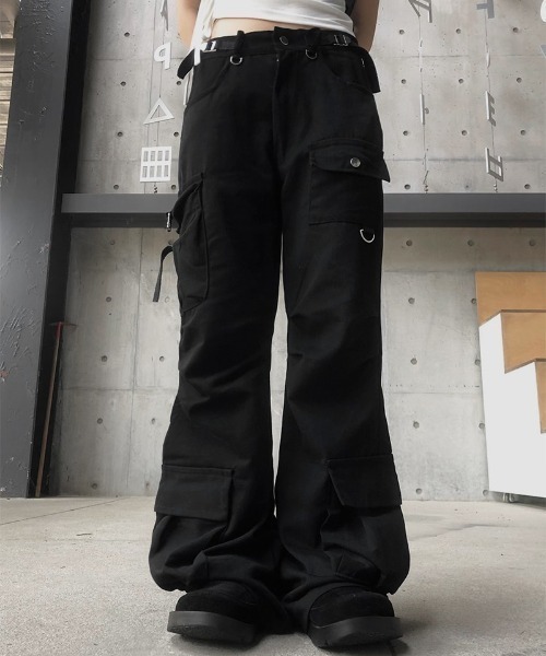 「anyonemore」 カーゴパンツ SMALL ブラック レディース