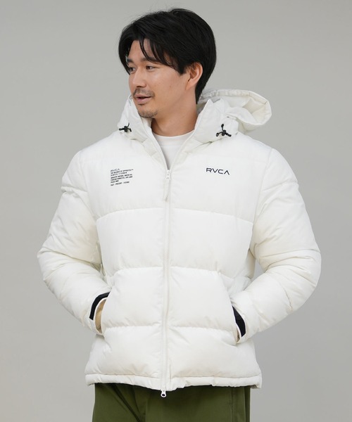 RVCA（ルーカ） コート ジャケット パフジャケット ブランドロゴ BF042