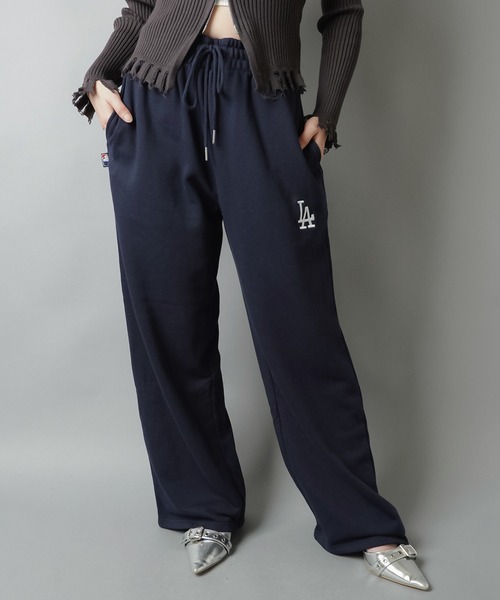MLB Size S ウエスト:64 / ヒップ:120/ パンツ丈:102/ 股上:29.5/股下:73/もも周り:80/ すそ周り:54 MLB/メジャーリーグベースボール】別注ワンポイントロゴスウェット