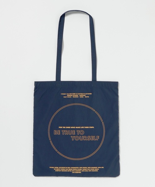 GLOBAL WORK（グローバルワーク） トートバッグ 撥水ナイロントート