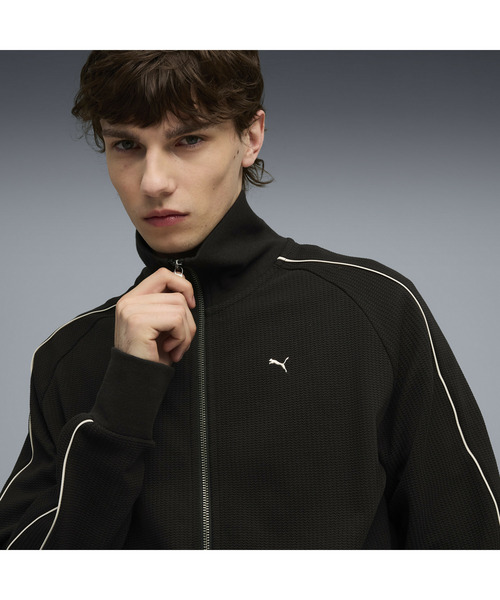 プーマジャージT7　トラックジャケット　黒　Lサイズ PUMA ジャージ プーマ メンズ T7 トラック ジャケット