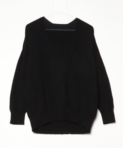 美品Deuxieme Classe loose fabricニット Rib クルーネック プルオーバー（ニット/セーター）｜Deuxieme Classe