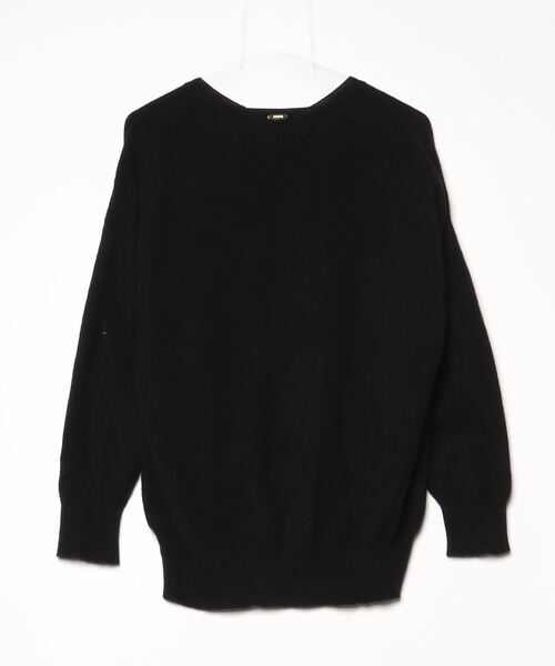 MUSE de Deuxieme Classe 「MUSE classe」 長袖ニット - ブラック